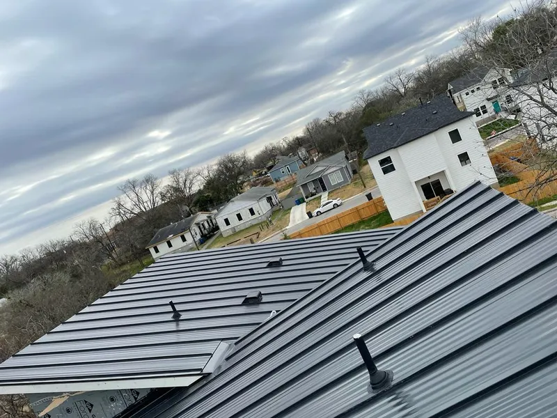 Standing seam metal roof panels with vents for Skylight Repair in Lee